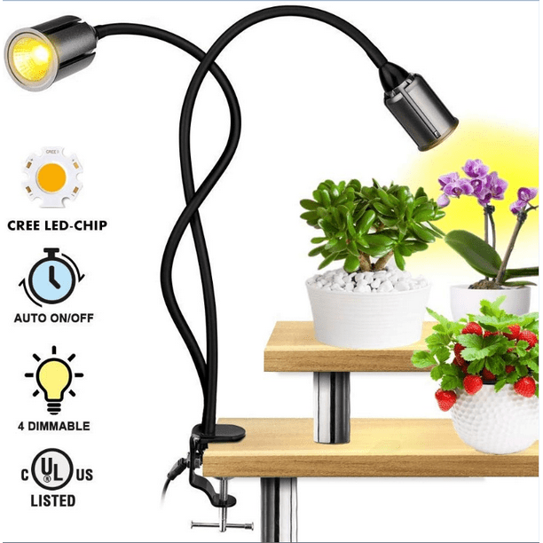 4× 3W-1000W Reflector LED Grow Light Lamp Full Spectrum Veg Flower Pflanzenlampe